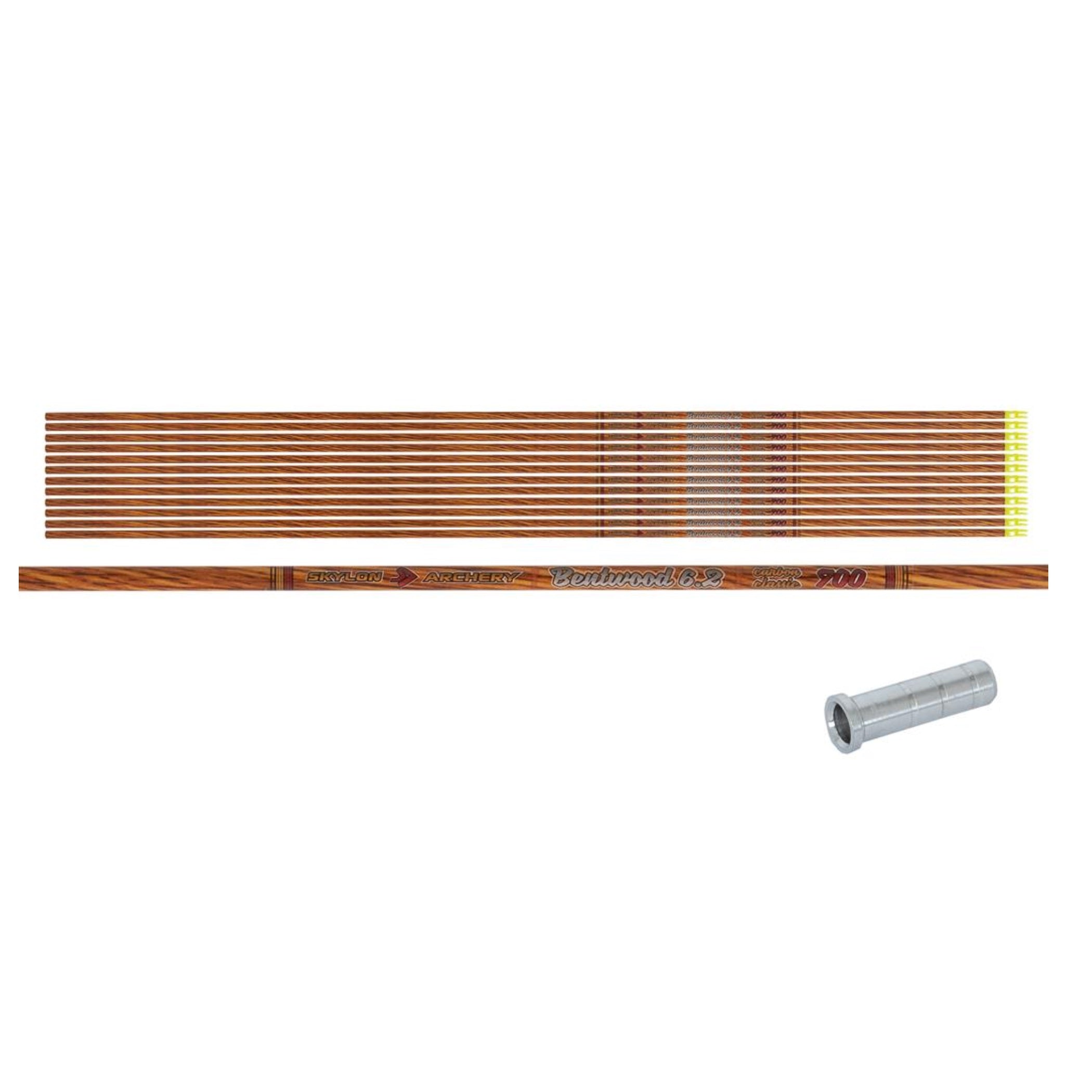 Shaft Carbon Bentwood 12pk