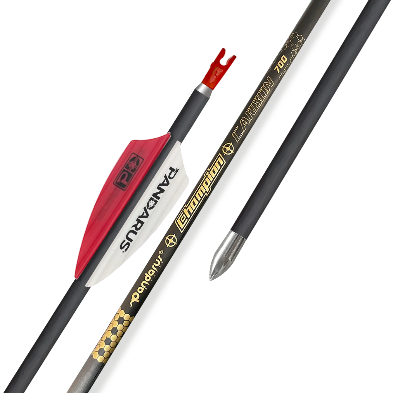 Flechas Pandarus Champion Carbon 4.2mm C/U (Docena)