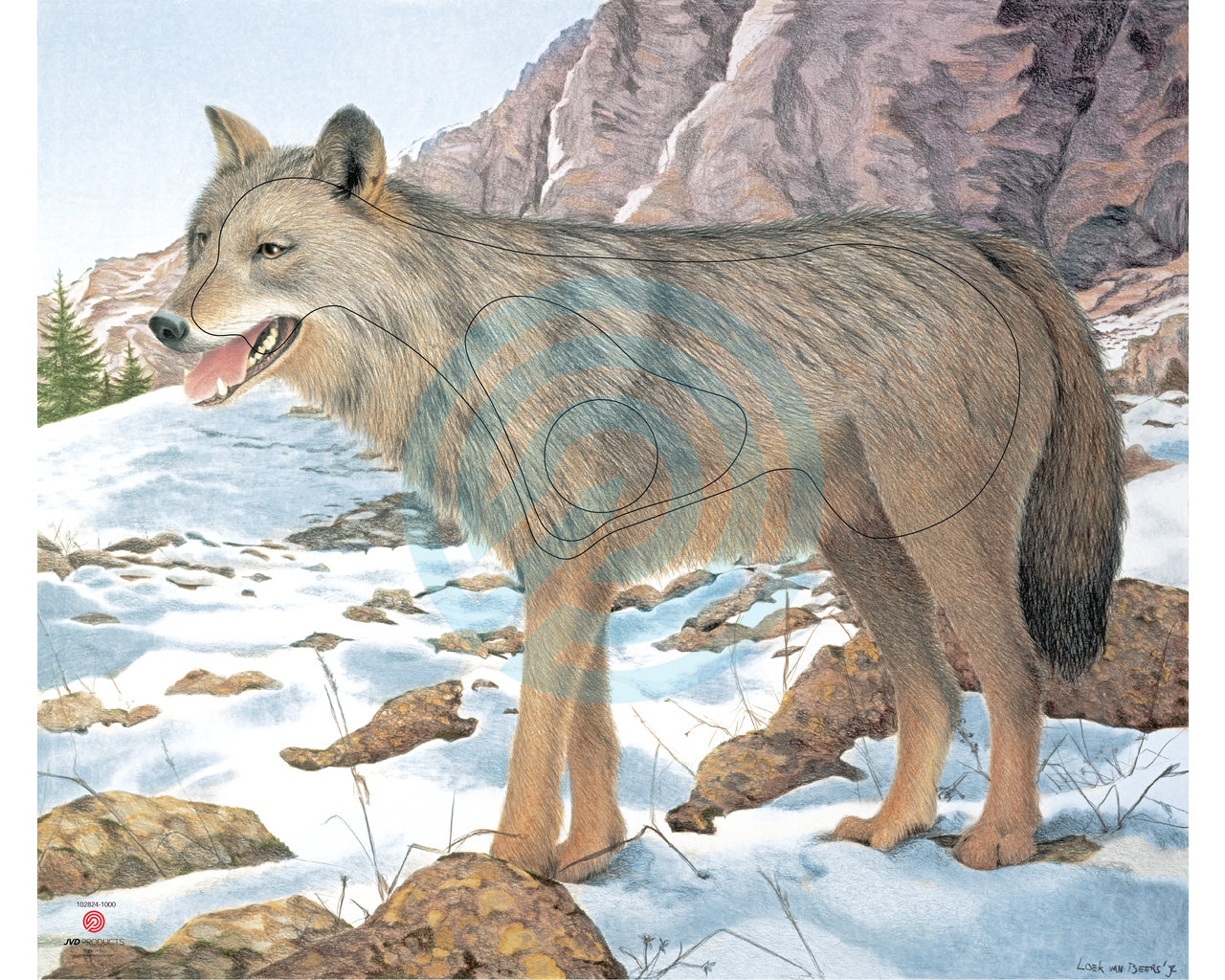 JVD Animal Face Wolf