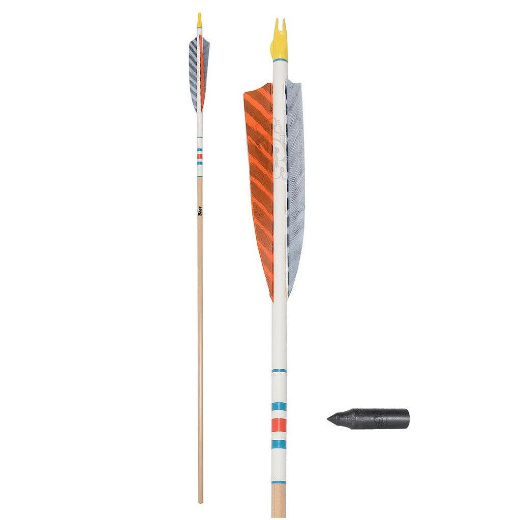 Wooden Arrow Cedar Wood, Bear X300, 32" - 12/PK