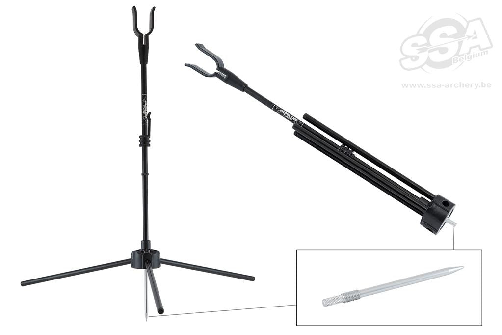 RECURVE BOWSTANDS TYRO - ALUMINUM MAGNETIC BLACK