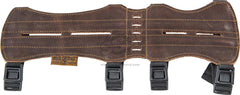TRADITIONAL ARMGUARD DOUBLE PECAN PREMIUM LEATHER 32CM