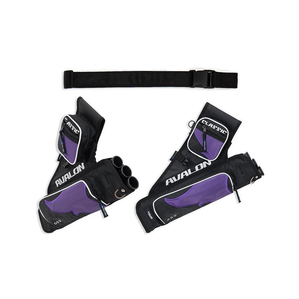 TARGET QUIVERS AVALON CLASSIC -3 TUBES W/BELT AND 2 POCKETS